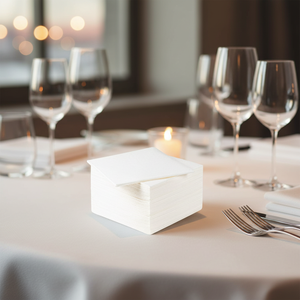 Servilletas de Papel Absorbentes y Suaves con Diseño de Logotipo Personalizado, con Sensación de Lino y Pulpa de Madera, para Restaurantes - Product Image 1