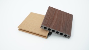 Thiết kế hiện đại ngoài trời không thấm nước thân thiện với môi lồng vào nhau khóa kép <span class=keywords><strong>WPC</strong></span> decking Gỗ nhựa <span class=keywords><strong>composite</strong></span> sàn - Product Image 3