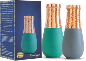 Bouteille d'eau en cuivre de qualité supérieure, réutilisable, pour le sport, les voyages, le bureau, la maison. Disponible au meilleur prix. - Product Image 5