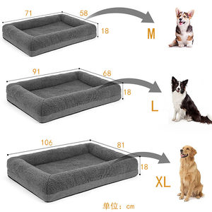 Lam Orthopedisch Traagschuim Hondenbed-Waterdicht Grote Grijze Dierenarts-Aanbevolen Therapeutische Huisdiermeubelen Voor Oudere Honden - Product Image 2