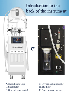 Machine professionnelle 10 en 1 à jet d'oxygène pour le blanchiment et le raffermissement de la peau, dédiée aux salons de beauté, machine de resurfaçage cutané à eau légère - Product Image 5