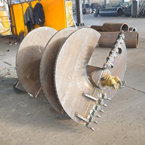 <b>Drilling</b> Bucket Straight <b>Auger</b> with Teeth or Flat Teeth Construction Machinery Parts for Pile Driver - Product Image 1