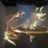 Salle de projection holographique submersible 3D/5D, centre de métal, simulateur de réalité virtuelle, cartographie de l'environnement, spectacle artistique, Simulation, cube