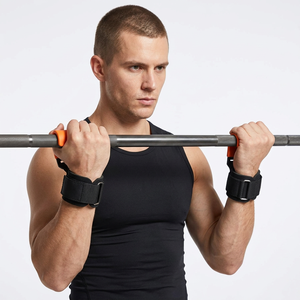 New Arrival SAAR INDUSTRIES HH-110 Heavy Hook Cotton Lifting Gym Straps Anti-Slip Adjustable Weightlifting Wrist Support for - Product Image 1