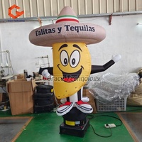 Offre Spéciale gonflable chien ciel danseur avec ventilateur publicité gonflable électrique air danseur dessin animé chien mascotte pour la décoration