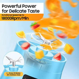 Mixeur Électrique Portable Rechargeable 2026 avec Lames en Acier Inoxydable, Nettoyage à une Touche, Prêt pour les Véhicules Récréatifs, Multifonctionnel pour la Maison et les Voyages - Product Image 3