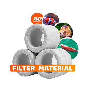 Filtre annulaire en céramique vitrocéramique frittée de 15 mm, structure mézoporeuse à haute porosité, forte absorption d'eau, pour bassin à poissons et aquarium - Product Image 2