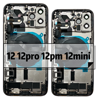 Boîtier Arrière de Remplacement Châssis Cadre Coque pour iPhone 12 Pro Max Boîtier de Batterie
