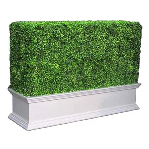 SongTao plastic Uv protection boxwood hedge artificial garden wall ornaments artificial green hedge