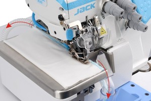 Máquina de Coser Overlock Automática Jack C5S Nueva de Marca China con Mesa - Product Image 2