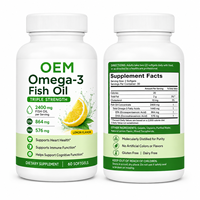 Huile de poisson premium Oméga 3 en gélules souples – Marque privée OEM, étiquette blanche – Soutien immunitaire – Fabrication professionnelle – Approvisionnement en gros