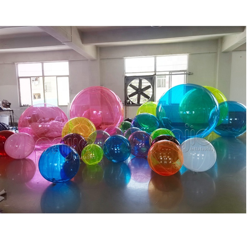 Lot De 2 Mega Bubble Ball XXL – Ballons Gonflables Géants 120 Cm – Plage, Piscine, Jardin – Pour Enfants Et Adultes