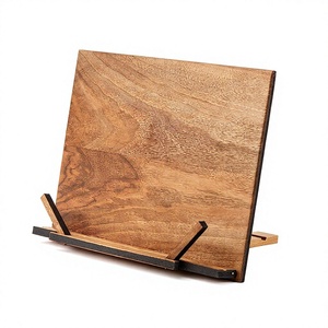 Nuevo Diseño Ecológico, Soporte para Libros de Cocina de Madera, Plegable, Personalizable, Estilo Moderno, Impermeable, Duradero, Soporte de Escritorio para - Product Image 1