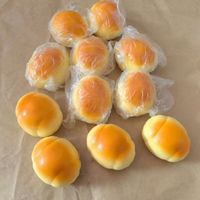 Jouet en forme de cochonnet, simulation de gâteau, en PU, super doux, moelleux et apaisant, pour le divertissement, le soulagement de l'anxiété et de la tension, anti-stress, pour la relaxation et la stimulation sensorielle