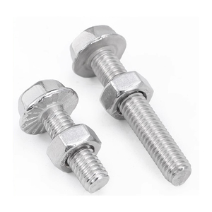 M6 M8 M10 M12 M14 siêu Duplex thép không gỉ <span class=keywords><strong>2205</strong></span> 2507 A286 Hex răng cưa mặt bích <span class=keywords><strong>Bolt</strong></span> với chủ đề đầy đủ và Hex Nut din6921 - Product Image 4