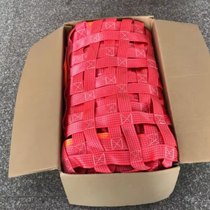 Tùy Chỉnh 3T 5M * 5M <span class=keywords><strong>Polyester</strong></span> Vải <span class=keywords><strong>Sling</strong></span> Hàng Hóa Net Có Thể Điều Chỉnh Leo Núi Hàng Hóa Net Cho Xe Tải - Product Image 6