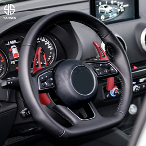 Para <span class=keywords><strong>Audi</strong></span> 2019- <span class=keywords><strong>2022</strong></span> <span class=keywords><strong>A1</strong></span> A3 A4 A8 S8 D5 A6 S6 C8 A7 Q5 Shift Paddle Avant Allroad RS Volante de coche Gear DSG Extender Stickers - Product Image 6