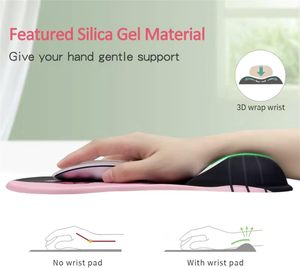 Tapis de souris chauffant 3D <span class=keywords><strong>Fairy</strong></span> <span class=keywords><strong>Tail</strong></span> Erza Scarlet avec repose-poignet, en silicone souple, design ergonomique de dessin animé, en stock - Product Image 3