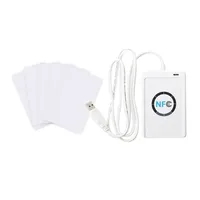 Nouveau Duplicateur de Cartes Plastiques ACR122U Lecteur de Décryptage RFID 13.56Mhz Enregistreur d'Étiquettes à Puce Intelligente NFC ISO14443 Clé USB Clonage