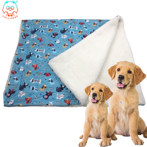 COLLABOR Impresión Perro Manta Sofá Venta al por mayor Suave Ponderado Doble Cara Perro Manta Grande Transpirable Perro Cama Con Manta - Product Image 6