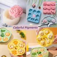 Pâte de pigment silicone haute concentration 30g, silicone de vulcanisation au platine pour la fabrication de moules, résine artisanale, applications DIY, 200 couleurs