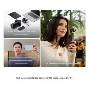 ไมโครโฟนไร้สาย D JI Mic Mini 2 พร้อมระบบตัดเสียงรบกวน รองรับ Type-C, Lightning และ 3.5 มม. เหมาะสำหรับการถ่ายวิดีโอบล็อก - Product Image 3