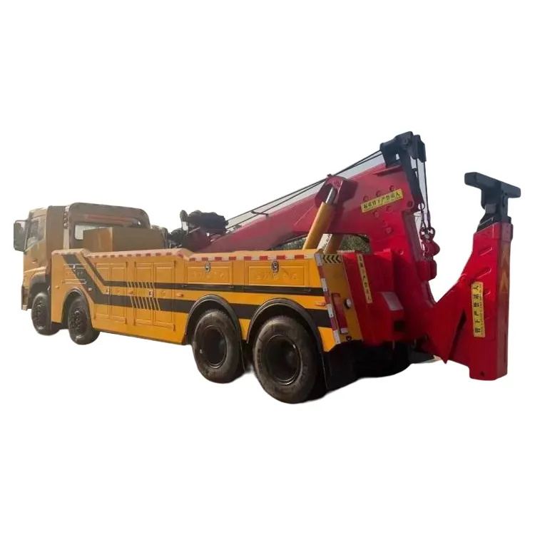 New Dongfeng 8x4 50ton Heavy Duty Wrecker Tow Truck For Sale