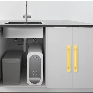 Pabrik langsung aluminium Aloi permukaan dipasang pegangan Modern sederhana permukaan dipasang kabinet laci lemari pegangan pintu - Product Image 4