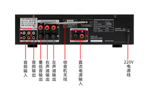 Bon <span class=keywords><strong>amplificateur</strong></span> AV-628BT en métal, machine de karaoké, système audio professionnel intelligent Hi-Fi, accessoires de <span class=keywords><strong>cinéma</strong></span> maison, <span class=keywords><strong>amplificateur</strong></span> domestique pour téléviseur - Product Image 5