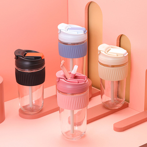 كوب مخصص للتخييم مع غطاء وقش - Product Image 4