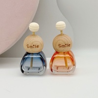 Diffuseur d'air miniature pour voiture de 10 ml, flacons de parfum avec bouchon en bois
