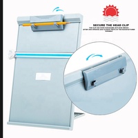 Support en plastique réglable pour livres, plateau et pages, Clips de papier, lecture