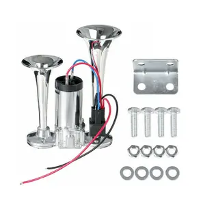 Compressore a tromba universale 12V Super forte Dual Tone Car Air Horn Set con fili e relè per moto Car Boat Truck