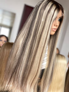 Cabello Virgen sin procesar Judío Europeo 2025, pelucas kosher de tono frío con parte superior de seda de un solo nudo, estilo recto para mujeres blancas - Product Image 5