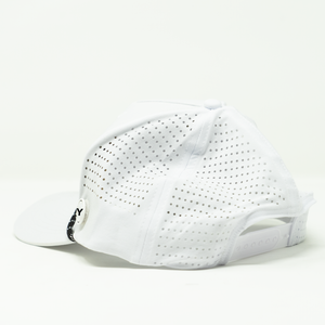 OEM หมวกกอล์ฟมีรูพรุนสำหรับกีฬา5แผงแบบมีรูตัดด้วยเลเซอร์แบบเจาะรู - Product Image 5