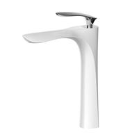 Robinet de lavabo de salle de bain moderne de luxe en alliage de zinc doré avec cartouche céramique, eau chaude/froide, durabilité accrue