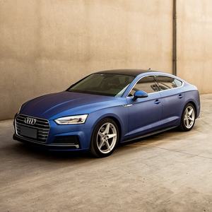 Film vinyle pour carrosserie automobile ultra mat bleu prussien anti-rayures, épaisseur 7,5 mil, sans bulles d'air, résistant aux UV, auto-cicatrisant, vente en gros - Product Image 3