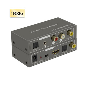 Convertisseur Audio 192KHz <span class=keywords><strong>Adaptateur</strong></span> Extracteur Audio <span class=keywords><strong>HDMI</strong></span> <span class=keywords><strong>ARC</strong></span> avec Coaxial Toslink Optique Stéréo L/ R ou Prise 3.5mm - Product Image 1