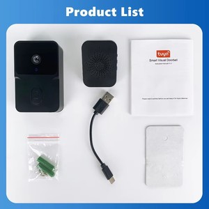 Wholesale WiFi <strong>Doorbell</strong> Home Tuya Smart Wireless <strong>Doorbell</strong> Battery Powered Camera Door Bell <strong>with</strong> <strong>Chime</strong> - Product Image 3