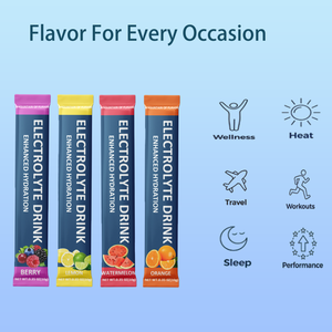 OEM Multiplificador de Hidratación, Mezcla de Bebida Electrolítica Sin Azúcar, Paquete Variado Original, Hidratación Mejorada, 16 Paquetes de Sabor Delicioso en Barra - Product Image 4