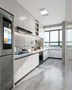 Meubles de cuisine de luxe modernes, meubles de restaurant, conception gratuite, résistant à l'eau, multifonctionnel, respectueux de l'environnement, facile - Product Image 4