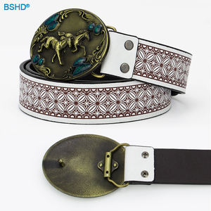 Diseño <span class=keywords><strong>italiano</strong></span> Zinc Retro Western Cowboy Rodeo Championship Horse Hebillas de cinturón de gran tamaño para hombres - Product Image 2