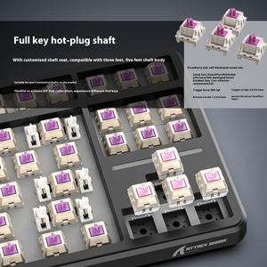 Teclado mecánico inalámbrico Attack Shark X87, junta de tres modos, teclado para juegos grabado lateral personalizado para juegos - Product Image 3