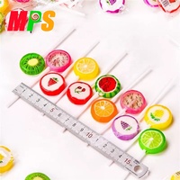 Sucettes durs avec logo personnalisé, de fruits assorties, en vrac