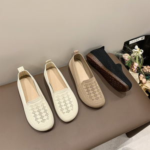 Nouvelles Chaussures Ballerines Plates d'Été en Maille Respirante Douce pour Femme, Mocassins Décontractés de Sport de Marche, Haute Qualité, Vente en Gros à Bas Prix, FEO - Product Image 2