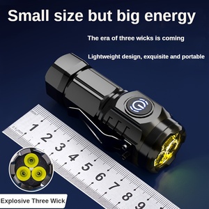 Фонарик, перезаряжаемый фонарик, светодиодный фонарик, мини-фонарик, перезаряжаемый светодиодный фонарик, мощный фонарик - Product Image 6