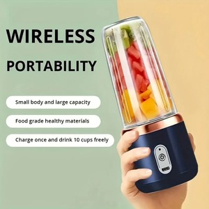 عصارة جديدة محمولة لاسلكية USB شحن عصير صغير خلط كوب المنزل مكتب متعدد الوظائف الفاكهة والخضروات العصائر - Product Image 2