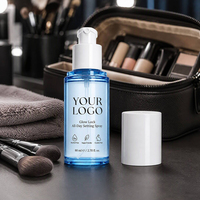Spray Fixateur de Maquillage Marque Blanche Logo Personnalisé 80ml – Petit Flacon Bleu – Brume Ultra-Fine Longue Durée Anti-Bavures