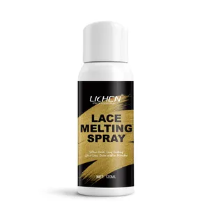 Lace Melting Spray Wig Perekat Ultra Hold Private Label Semprot Mencair Tahan Lama untuk Wig Rambut Cepat Kering