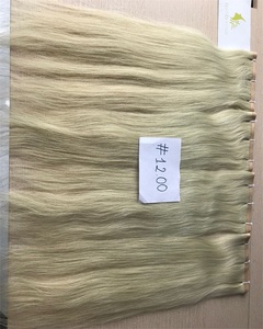 Cheveux de bambou gros cuticule aligné vietnamien 100% vierge naturel humain Remy ruban dans les extensions cheveux humains - Product Image 2